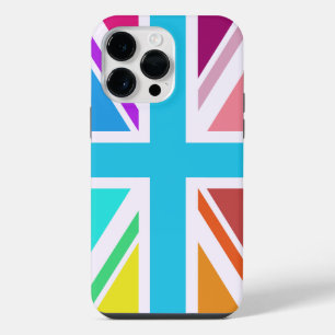 Funda Para iPhone 14 Pro Max Diseño multicolor de la Union Jack/ bandera