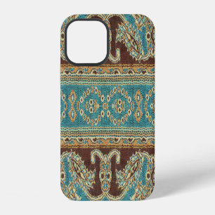 Funda Para iPhone 12 Diseño Oriental de Paisley de Tela Arabesca