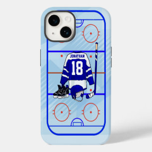 Funda Para iPhone 14 Diseño personalizado de hockey sobre hielo