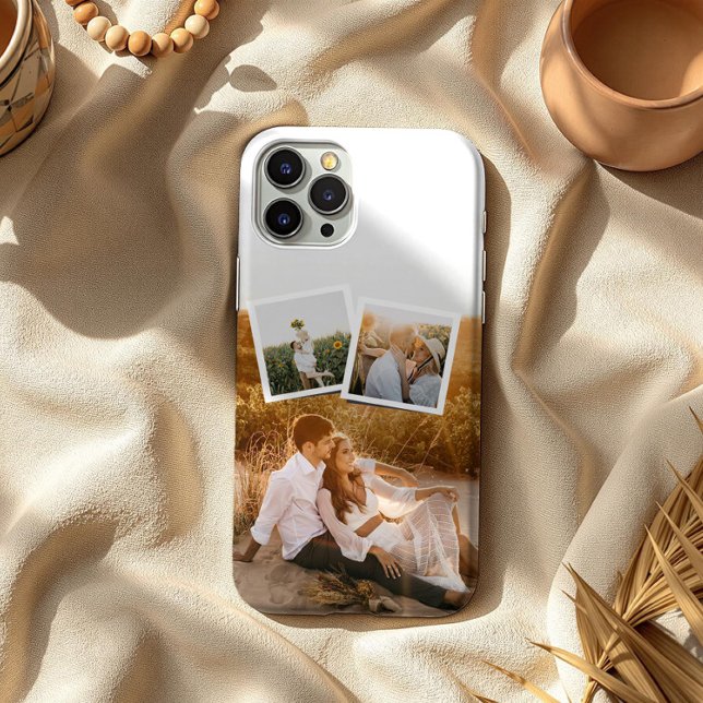 Funda Para iPhone Diseño personalizado moderno de 3 fotos (Subido por el creador)
