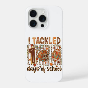 Diseño Retro de Fútbol Escolar de 100 Días que Enf
