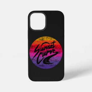 Funda Para iPhone 12 Mini Diseño retro de Sunset Curve