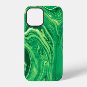 Funda Para iPhone 12 Diseño textil mixto creativo verde brillante. Grun