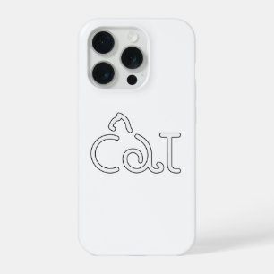 Diseño tipográfico de gato minimalista – Arte de l
