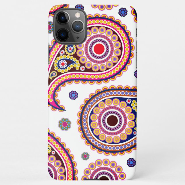 Funda Para iPhone Diseños Clásicos Paisley (Reverso)