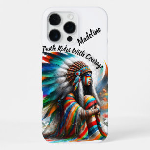 Funda Para iPhone 16 Pro Max Diseños culturales tradicionales indios nativos