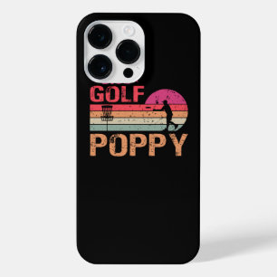 Funda Para iPhone 14 Pro Max Disquetera retro vintage Golf Frisbee Frolf Poppy