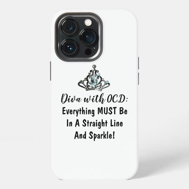 Funda Para iPhone "DIVA con TOC" (Reverso )
