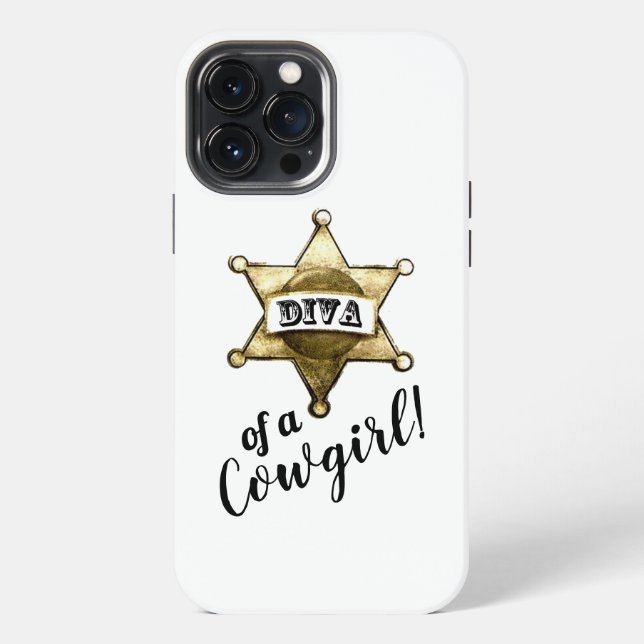 Funda Para iPhone “Diva de una vaquera” (Reverso )