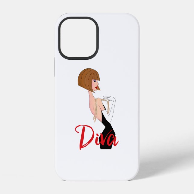 Funda Para iPhone "Diva fabulosa" (Reverso )