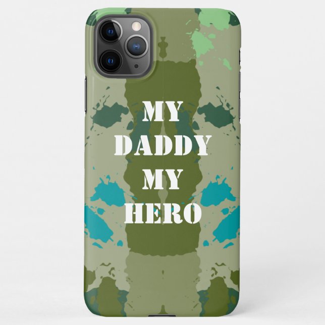 Funda Para iPhone Diverse green colors background (Reverso)