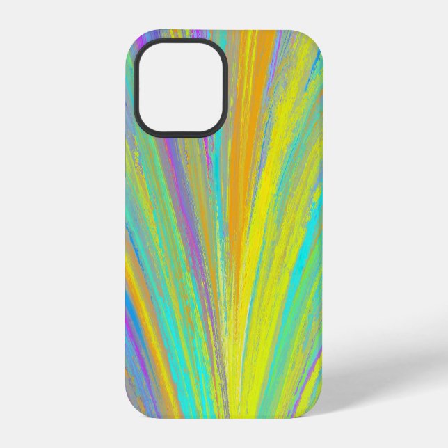 Funda Para iPhone Diversión abstracta de verano tropical (Reverso )