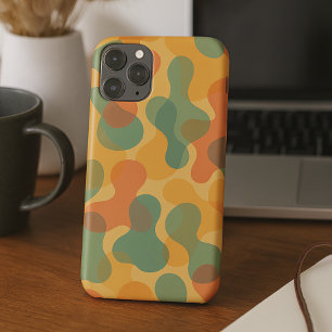 Funda Para iPhone 16 Pro Max Diversión Clásico Retro Patrones de Formas Amorfos