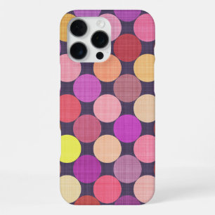 Funda Para iPhone 16 Pro Max Diverso patrón de arte de lunares contemporáneo y