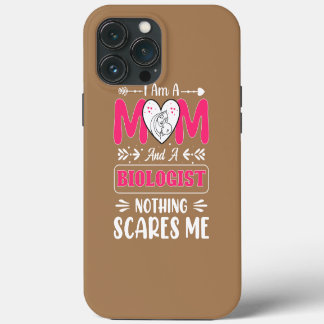 Funda Para iPhone 13 Pro Max Divertida Bióloga Mamá, Bióloga Mamá Divertida