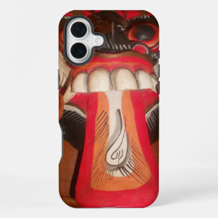 Funda Para iPhone 16 Plus Divertido Espeluznante Extraño Lengua Asiático Hal