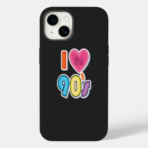 Funda Para iPhone 14 Divertido me encanta la fiesta temática de los 90,