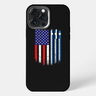 Funda Para iPhone 13 Pro Max Diviértete Grecia Bandera Americana Hombres Mujere