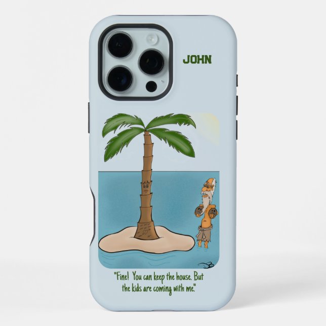 Funda Para iPhone Divorcio en la Isla (Reverso )