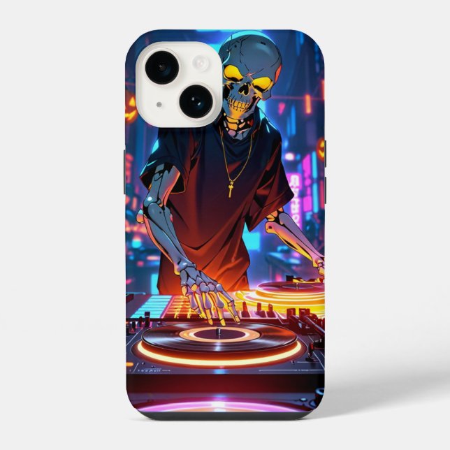 Funda Para iPhone DJ Esqueleto (Reverso )