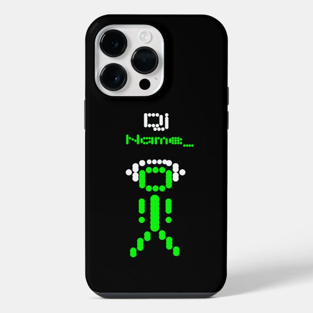 Funda Para iPhone Dj Stick Guy Personalizado (Reverso )