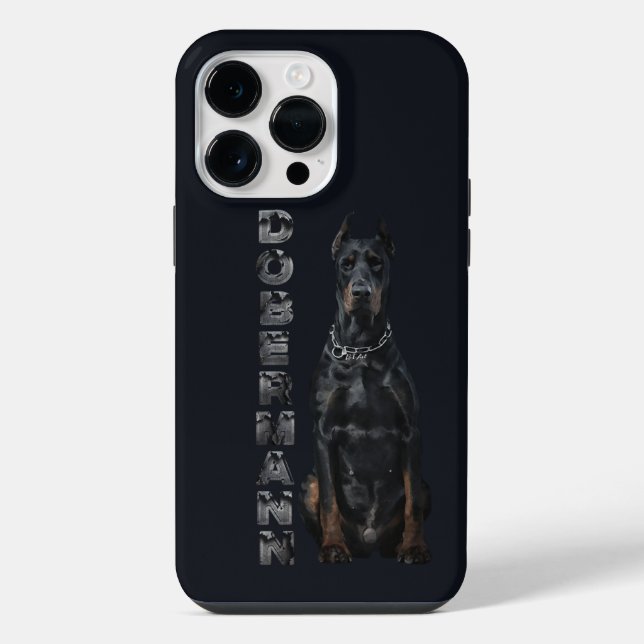 Funda Para iPhone Doberman Pinscher (Reverso )