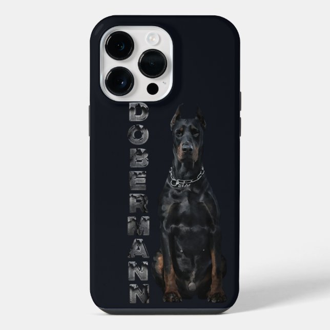 Funda Para iPhone Doberman Pinscher (Reverso )