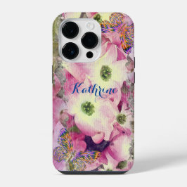 Funda Para iPhone 14 Pro Dogwood Floral Artful