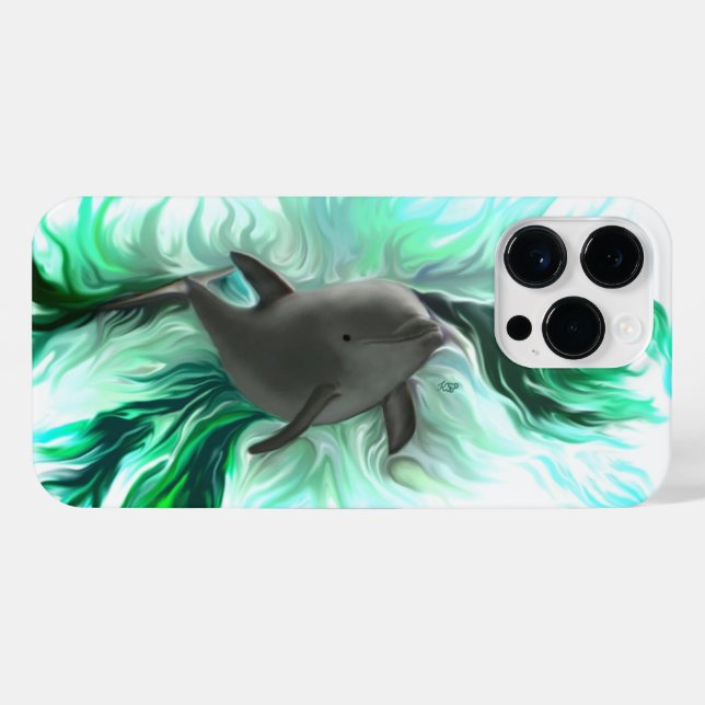 Funda Para iPhone Dolphin Baby (Reverso Horizontal)