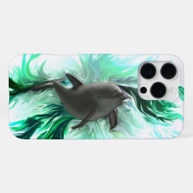 Funda Para iPhone Dolphin Baby (Reverso Horizontal)