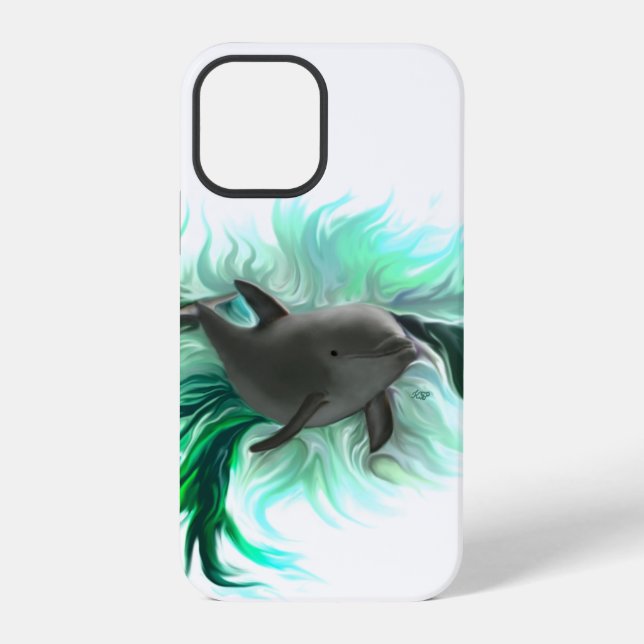 Funda Para iPhone Dolphin Baby (Reverso )