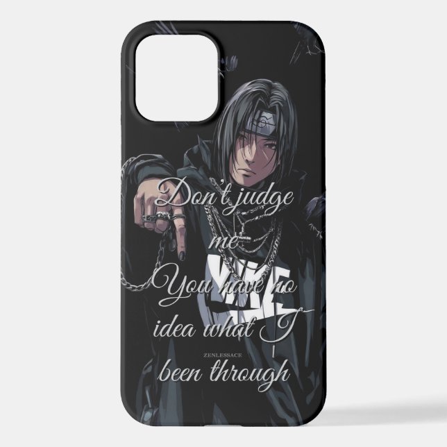 Funda Para iPhone Don’t Judge Me” Itachi Case (Reverso )