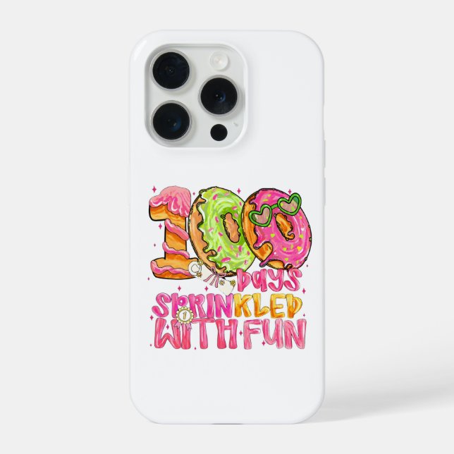 Funda Para iPhone Dona Cute 100 Días Espolvoreada Con Diversión Esco (Reverso )