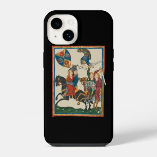 Funda Para iPhone 14 Doncella en apuros, arte medieval del siglo XIV