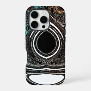 Funda Para iPhone 16 Pro Doodle Étnico Africano Arte Abstracto Texturizad