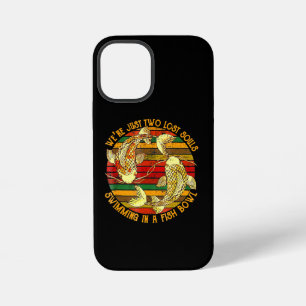 Funda Para iPhone 12 Mini Dos almas perdidas nadando en un tazón de peces