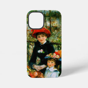 Funda Para iPhone 12 Mini Dos hermanas en la terraza de Renoir