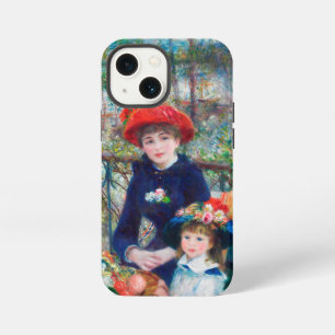 Funda Para iPhone 13 Mini Dos hermanas (en la terraza) Pierre Auguste Renoir