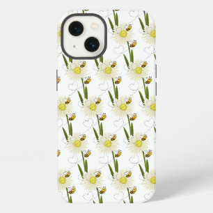 Dos pequeñas y lindas abejas