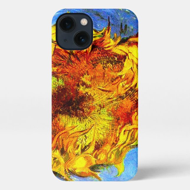 Funda Para iPhone Dos Sunflowers Van Gogh (Reverso )