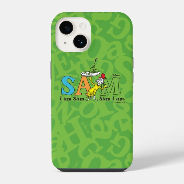 Funda Para iPhone Dr. Seuss | Soy Sam. Sam Soy Yo. (Reverso )