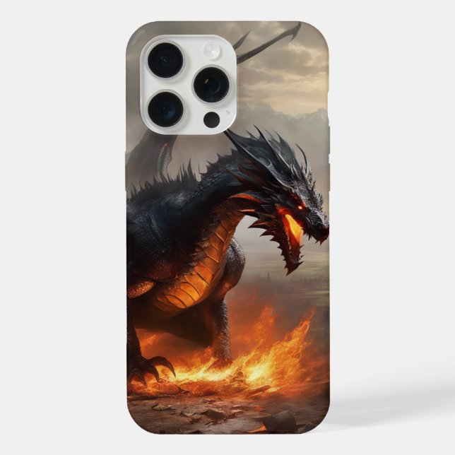 Funda Para iPhone Dragón (Reverso )