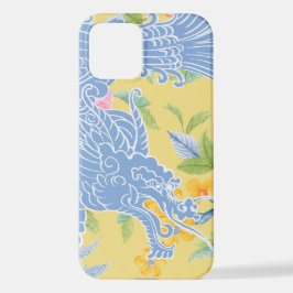 Funda Para iPhone 12 Dragón asiático - Azul sobre Pastel