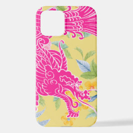 Funda Para iPhone 12 Dragón asiático - Rosa sobre el Pastel