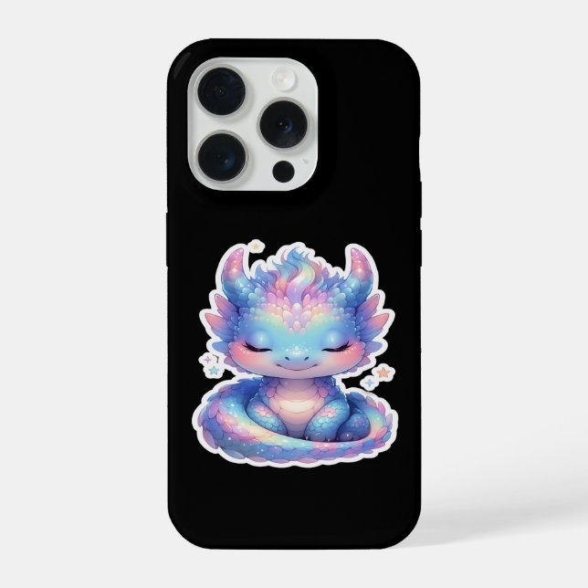 Funda Para iPhone Dragón Bebé Pastel Adorable  (Reverso )