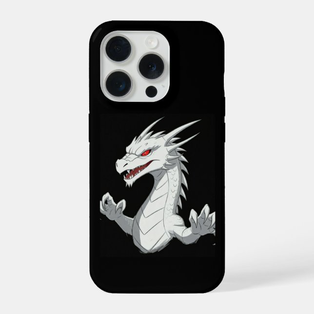 Funda Para iPhone Dragón blanco de nieve (Reverso )