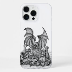 Funda Para iPhone 16 Pro Max Dragón con zombi