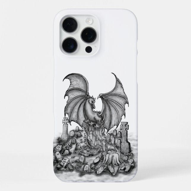 Funda Para iPhone Dragón con Zombie (Reverso )
