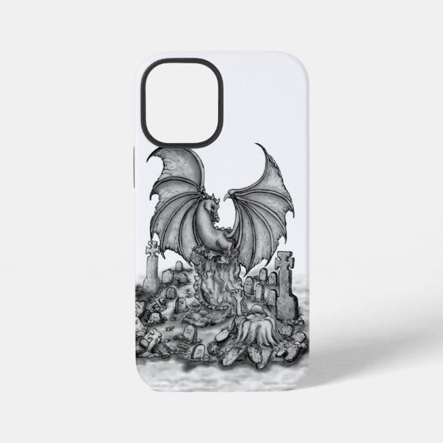 Funda Para iPhone Dragón con Zombie (Reverso )