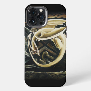 Funda Para iPhone 13 Pro Max Dragón de fantasía del arte celta crema